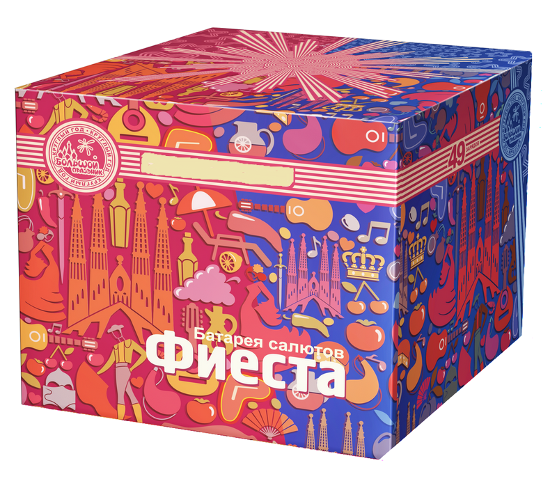 Батарея салютов "Фиеста" 3/1"