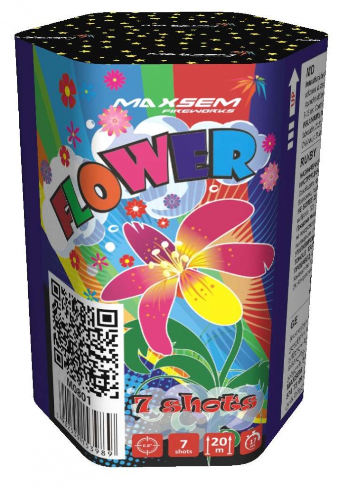 Батарея салютов "Flower" 7 залп. (1/72),